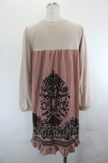 画像3: axes femme / バイカラーニットチュニック M ピンク I-26-07-12-023-AX-TO-SA-ZI (3)