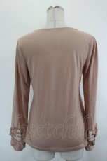 画像3: axes femme / シフォンVネックカットソー  ピンク I-26-07-12-026-AX-TO-SA-ZI (3)