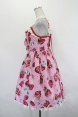 画像2: Angelic Pretty / Royal Crown Berryジャンパースカート  ピンク I-26-07-15-030-AP-OP-SA-ZI (2)