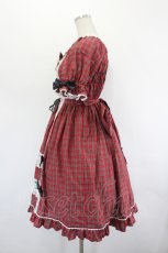 画像2: metamorphose / Dress up はしごレースリボンワンピース 1 レッド I-26-07-15-032-ME-OP-SA-ZI (2)