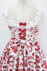 画像5: Angelic Pretty / Cherry Jam Labelジャンパースカート  ホワイト I-26-07-15-035-AP-OP-SA-ZI (5)