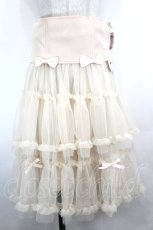 画像1: virally / 星名桜子/コルセット&チュールスカート LL 濃白 I-26-07-15-066-LO-SK-TE-ZI (1)