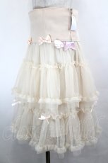 画像2: virally / 星名桜子/コルセット&チュールスカート LL 濃白 I-26-07-15-066-LO-SK-TE-ZI (2)