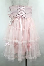 画像3: virally / 星名桜子/コルセット&チュールスカート LL 淡桃 I-26-07-15-067-LO-SK-TE-ZI (3)