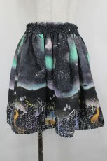 画像1: MILK / Aurora city Fullfyスカート  黒 I-26-07-15-079-ML-SK-SA-ZI (1)