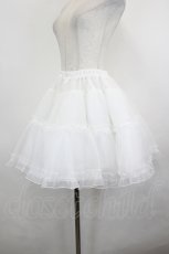 画像2: Angelic Pretty / オーガンジーパニエ  白 I-26-07-15-081-AP-SK-SA-ZI (2)