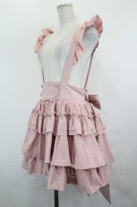 画像2: CATCOCOON(海外ロリータブランド) / サス付きフリルスカート  ピンク I-26-07-15-084-LO-SK-SA-ZI (2)