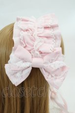 画像3: metamorphose / 両山レースヘッドドレス  ピンク I-26-07-15-105-ME-AC-SA-ZI (3)