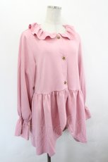 画像3: virally / 星名桜子/フリルロングカーデ LL 淡桃 I-26-07-15-013-LO-TO-TE-ZI (3)