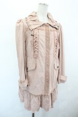 画像3: axes femme / フロントレースコート  ピンク I-26-07-15-018-AX-CO-SA-ZI (3)