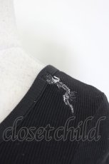 画像2: Ozz Croce / 肩龍刺繍トップス  黒 I-26-07-18-039-OO-TO-SA-ZI (2)