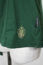画像3: Ozz oneste / 裾薔薇刺繍カットソー  グリーンＸゴールド I-26-07-18-043-OO-TO-SA-ZI (3)