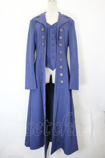ATELIER BOZ ベスト ATELIER BOZ / メンズ ロングローランドジャケット ブルー I-26-07-18