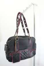 画像2: Ozz oneste / パスケース付薔薇刺繍バッグ  黒 I-26-07-18-129-OO-BG-TE-ZI (2)