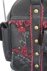画像5: Ozz oneste / パスケース付薔薇刺繍バッグ  黒 I-26-07-18-129-OO-BG-TE-ZI (5)