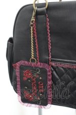 画像7: Ozz oneste / パスケース付薔薇刺繍バッグ  黒 I-26-07-18-129-OO-BG-TE-ZI (7)