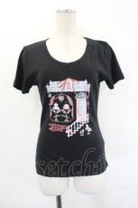 画像1: abilletage / 【okappalover×abilletage】Tシャツ (show window)  黒 I-26-07-19-023-GO-ZA-HR-ZI (1)