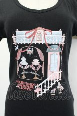 画像4: abilletage / 【okappalover×abilletage】Tシャツ (show window)  黒 I-26-07-19-023-GO-ZA-HR-ZI (4)