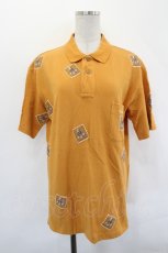 画像1: Karl Helmut / わんこワッペン半袖ポロシャツ M オレンジ I-26-07-19-037-EL-TO-SA-ZI (1)