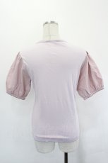 画像2: PINK HOUSE / ローズリースプリントカットソー  ラベンダー I-26-07-19-039-LO-TO-SA-ZI (2)