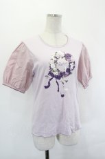 画像3: PINK HOUSE / ローズリースプリントカットソー  ラベンダー I-26-07-19-039-LO-TO-SA-ZI (3)