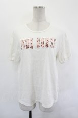 画像1: PINK HOUSE / ロゴ入りカットソー  ホワイト I-26-07-19-040-LO-TS-SA-ZI (1)