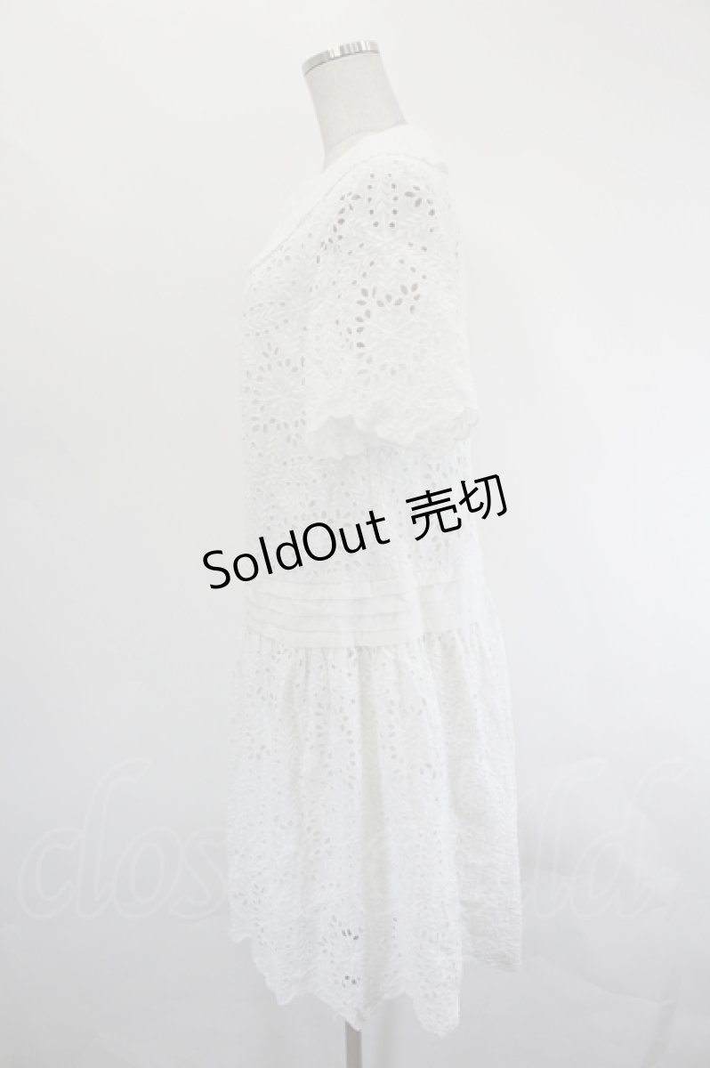 画像2: Jane Marple / Precious lace Kiki ドレス M ホワイト I-26-07-19-005-JM-OP-SA-ZI (2)