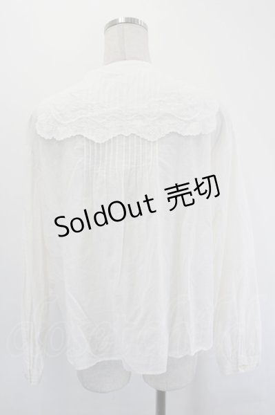 Jane Marple Dans Le Salon / Grape embroideryカラーブラウス M