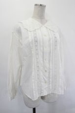 画像3: Jane Marple Dans Le Salon / Grape embroideryカラーブラウス M ホワイト I-26-07-19-009-JM-BL-SA-ZI (3)