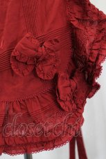 画像5: PINK HOUSE / ロゴ刺繍入りローンタブリエ  赤 I-26-07-19-089-LO-ZA-SA-ZI (5)