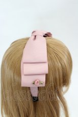画像3: m petit by misako / NINA's/AM*NIリボンカチューシャ  ピンク I-26-07-19-115-LO-AC-SA-ZI (3)