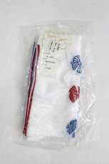画像1: Jane Marple / Anniversary ribbonsオーバーニーソックス  白 I-26-07-19-124-JM-ZA-SA-ZI (1)