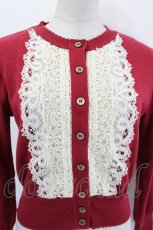画像4: Jane Marple / レースカーディガン M ボルドー I-26-07-19-015-JM-TO-SA-ZI (4)