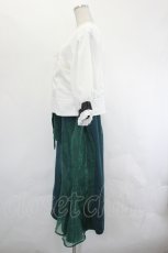 画像2: Favorite / ヒトの足を願った人魚姫のセット*シェルブラウスとマーメイドスカート  アイボリーＸグリーン I-26-07-19-022-LO-OP-SA-ZI (2)