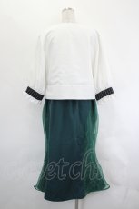 画像3: Favorite / ヒトの足を願った人魚姫のセット*シェルブラウスとマーメイドスカート  アイボリーＸグリーン I-26-07-19-022-LO-OP-SA-ZI (3)