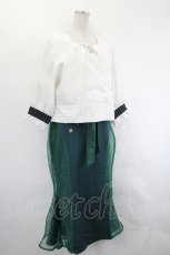 画像4: Favorite / ヒトの足を願った人魚姫のセット*シェルブラウスとマーメイドスカート  アイボリーＸグリーン I-26-07-19-022-LO-OP-SA-ZI (4)