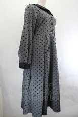 画像3: m petit by misako / AOKドットフロッキーワンピース M グレー I-26-07-21-042-LO-OP-SA-ZI (3)