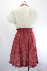 画像2: axes femme / 総刺繍入りスカートドッキングワンピース  アイボリー I-26-07-21-052-AX-OP-TE-ZI (2)