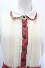 画像4: axes femme / 総刺繍入りスカートドッキングワンピース  アイボリー I-26-07-21-052-AX-OP-TE-ZI (4)