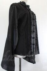 画像3: Hoshibako Works / 繁花集 刺繍ブラウス  黒 I-26-07-21-001-LO-BL-TE-ZI (3)