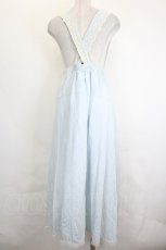 画像2: axes femme POETIQUE / サス付きイレヘムスカート  サックス I-26-07-21-083-AX-SK-TE-ZI (2)