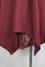 画像3: axes femme / サス付きイレヘムデザインスカート  ワイン I-26-07-21-087-AX-SK-TE-ZI (3)