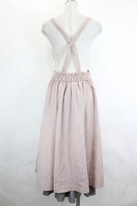 画像2: axes femme / サス付モチーフ刺繍スカート  ピンク I-26-07-21-090-AX-SK-TE-ZI (2)