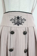 画像3: axes femme / サス付モチーフ刺繍スカート  ピンク I-26-07-21-090-AX-SK-TE-ZI (3)