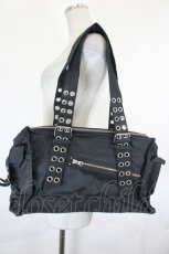 画像2: Ozz oneste / 龍刺繍編み上げバッグ  黒 I-26-07-21-108-OO-BG-TE-ZI (2)