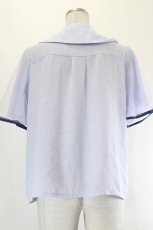 画像2: axes femme / ネモフィラ刺繍ブラウス  ラベンダー I-26-07-21-012-AX-BL-TE-ZI (2)