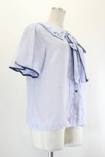 画像3: axes femme / ネモフィラ刺繍ブラウス  ラベンダー I-26-07-21-012-AX-BL-TE-ZI (3)