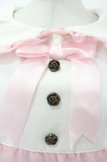 画像4: Angelic Pretty / Kiss me! Catマリーワンピース  白×ピンク I-26-07-21-026-AP-OP-TE-ZI (4)