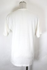 画像3: INGEBORG / ロゴリボン半袖カットソー  白Ｘ黒 I-26-07-25-033-LO-TO-SA-ZI (3)