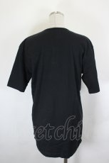 画像3: INGEBORG / ロゴリボンワッペン半袖カットソー L 黒Ｘ白 I-26-07-25-034-LO-TO-SA-ZI (3)